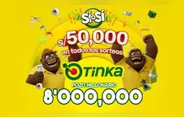 Resultados de La Tinka del miércoles 14 de octubre: números ganadores, premios del Pozo Millonario, boliyapa, S/50.000 y más