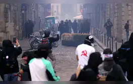detenidos en Francia, París, Manifestaciones en Francia