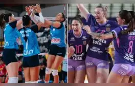 Regatas y Alianza Lima se enfrentan en la Liga Peruana de Vóley. Foto: Liga Peruana de Vóley/composición LR