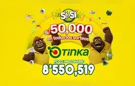 Resultados de La Tinka del miércoles 21 de octubre: números ganadores, premios del Pozo Millonario, boliyapa, S/50.000 y más