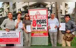 Los vecinos de Santiago de Surco piden llegar a un diálogo con la municipalidad.