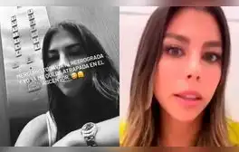 Alondra García Miró compartió impase en sus redes sociales.