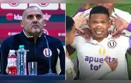 Edgardo Adinolfi destacó el rendimiento de Edison Flores. Foto: Universitario/L1 Max/composición LR