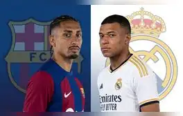 El Clásico Barcelona vs Real Madrid EN VIVO por LALIGA de España. Foto: Composición LR/Gemini
