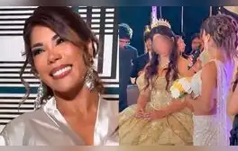 Karen Dejo celebró los 15 años de su única hija.
