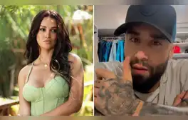 Angie Arizaga y Jota Benz se encuentran varios días en China.