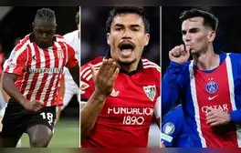 Estudiantes de La Plata, Sevilla y PSG juegan hoy en sus respectivos campeonatos. Foto: AFA/LaLiga/Ligue 1/composición LR