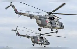 Helicópteros Mi-17-1B de la Fuerza Aérea de México (FAM), cuya reparación está a cargo de la empresa Trans CE Cargo. Foto: difusión