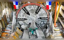La tuneladora Panamá llegó a Albrook tras perforar un túnel de 4,5 km bajo el Canal de Panamá, marcando un hito en las obras de la Línea 3 del Metro, prevista para 2028.