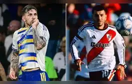 Boca Juniors y River Plate se enfretan en La Bombonera. Foto: Boca Juniors/River Plate/composición LR