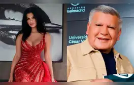 Samantha Batallanos le  lanza propuesta a César Acuña.