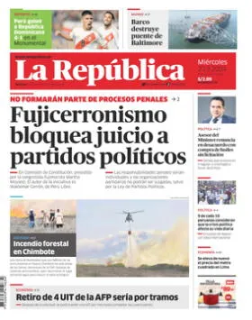 Edición Impresa - La Republica | Lima - Miercoles 27 de Marzo del 2024