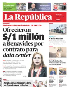 Edición Impresa - La Republica | Lima - Jueves 25 de Abril del 2024