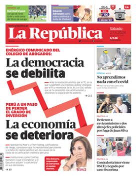 Edición Impresa - La Republica | Lima - Sabado 27 de Abril del 2024