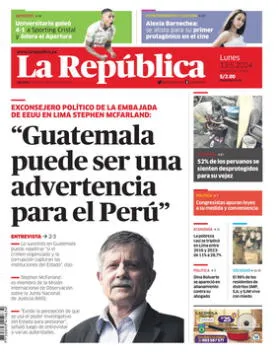 Edición Impresa - La Republica | Lima - Lunes 13 de Mayo del 2024