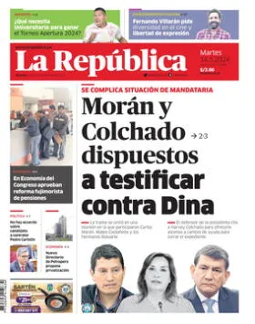 Edición Impresa - La Republica | Lima - Martes 14 de Mayo del 2024