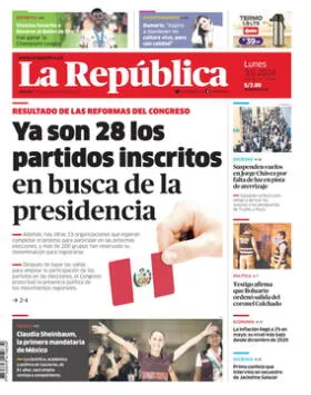 Edición Impresa - La Republica | Lima - Lunes 03 de Junio del 2024