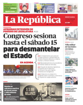 Edición Impresa - La Republica | Lima - Miercoles 12 de Junio del 2024