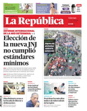 Edición Impresa - La Republica | Lima - Viernes 01 de Noviembre del 2024