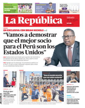 Edición Impresa - La Republica | Lima - Sabado 16 de Noviembre del 2024