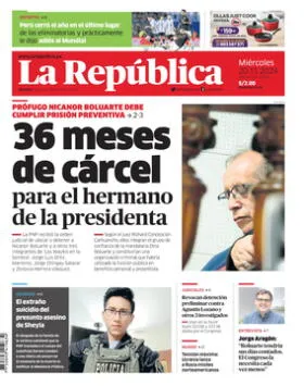 Edición Impresa - La Republica | Lima - Miercoles 20 de Noviembre del 2024