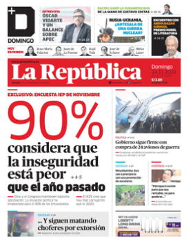 Edición Impresa - La Republica | Lima - Domingo 24 de Noviembre del 2024