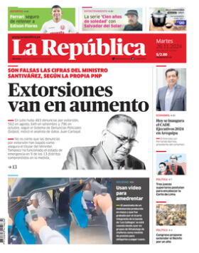 Edición Impresa - La Republica | Lima - Martes 26 de Noviembre del 2024