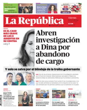 Edición Impresa - La Republica | Lima - Viernes 06 de Diciembre del 2024