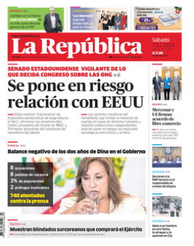 Edición Impresa - La Republica | Lima - Sabado 07 de Diciembre del 2024