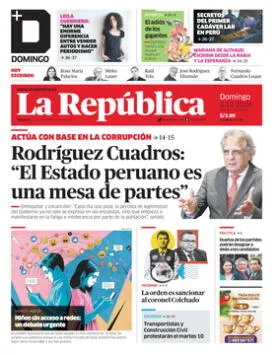 Edición Impresa - La Republica | Lima - Domingo 08 de Diciembre del 2024