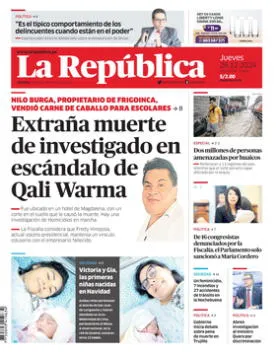 Edición Impresa - La Republica | Lima - Jueves 26 de Diciembre del 2024