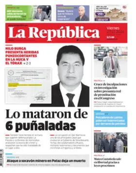 Edición Impresa - La Republica | Lima - Viernes 27 de Diciembre del 2024