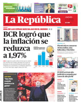 Edición Impresa - La Republica | Lima - Jueves 02 de Enero del 2025