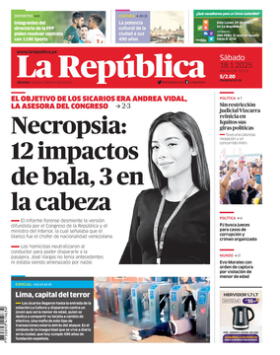 Edición Impresa - La Republica | Lima - Sabado 18 de Enero del 2025