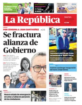 Edición Impresa - La Republica | Lima - Martes 18 de Marzo del 2025