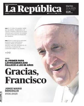 Edición Impresa - La Republica | Lima - Martes 22 de Abril del 2025
