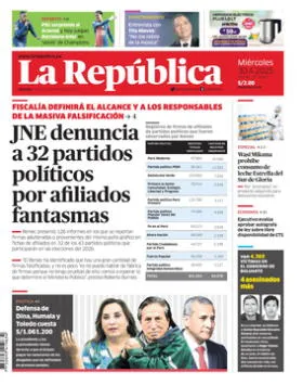 Edición Impresa - La Republica | Lima - Miercoles 30 de Abril del 2025