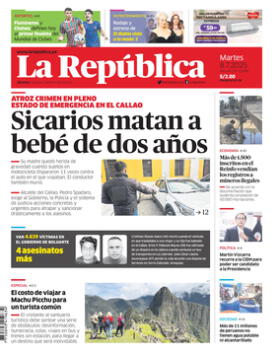 Edición Impresa - La Republica | Lima - Martes 08 de Julio del 2025