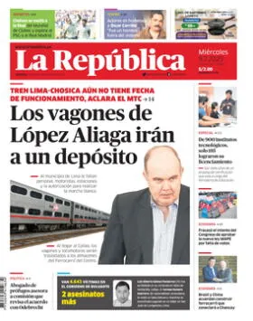 Edición Impresa - La Republica | Lima - Miercoles 09 de Julio del 2025