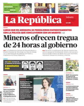 Edición Impresa - La Republica | Lima - Sabado 12 de Julio del 2025
