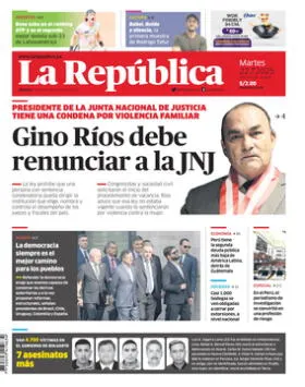 Edición Impresa - La Republica | Lima - Martes 22 de Julio del 2025