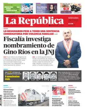 Edición Impresa - La Republica | Lima - Miercoles 23 de Julio del 2025