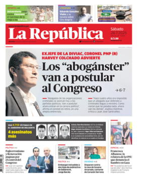 Edición Impresa - La Republica | Lima - Sabado 26 de Julio del 2025