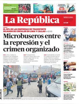 Edición Impresa - La Republica | Lima - Miercoles 05 de Noviembre del 2025