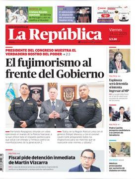 Edición Impresa - La Republica | Lima - Viernes 14 de Noviembre del 2025