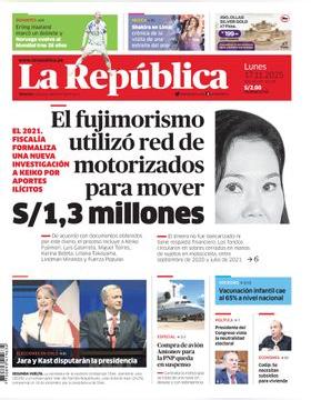 Edición Impresa - La Republica | Lima - Lunes 17 de Noviembre del 2025
