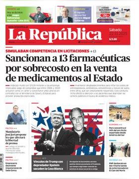 Edición Impresa - La Republica | Lima - Sabado 22 de Noviembre del 2025
