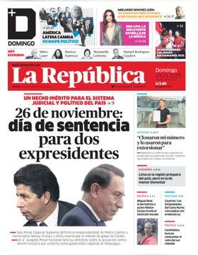 Edición Impresa - La Republica | Lima - Domingo 23 de Noviembre del 2025