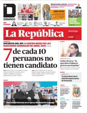 Edición Impresa - La Republica | Lima - Domingo 30 de Noviembre del 2025