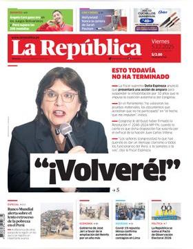 Edición Impresa - La Republica | Lima - Viernes 05 de Diciembre del 2025